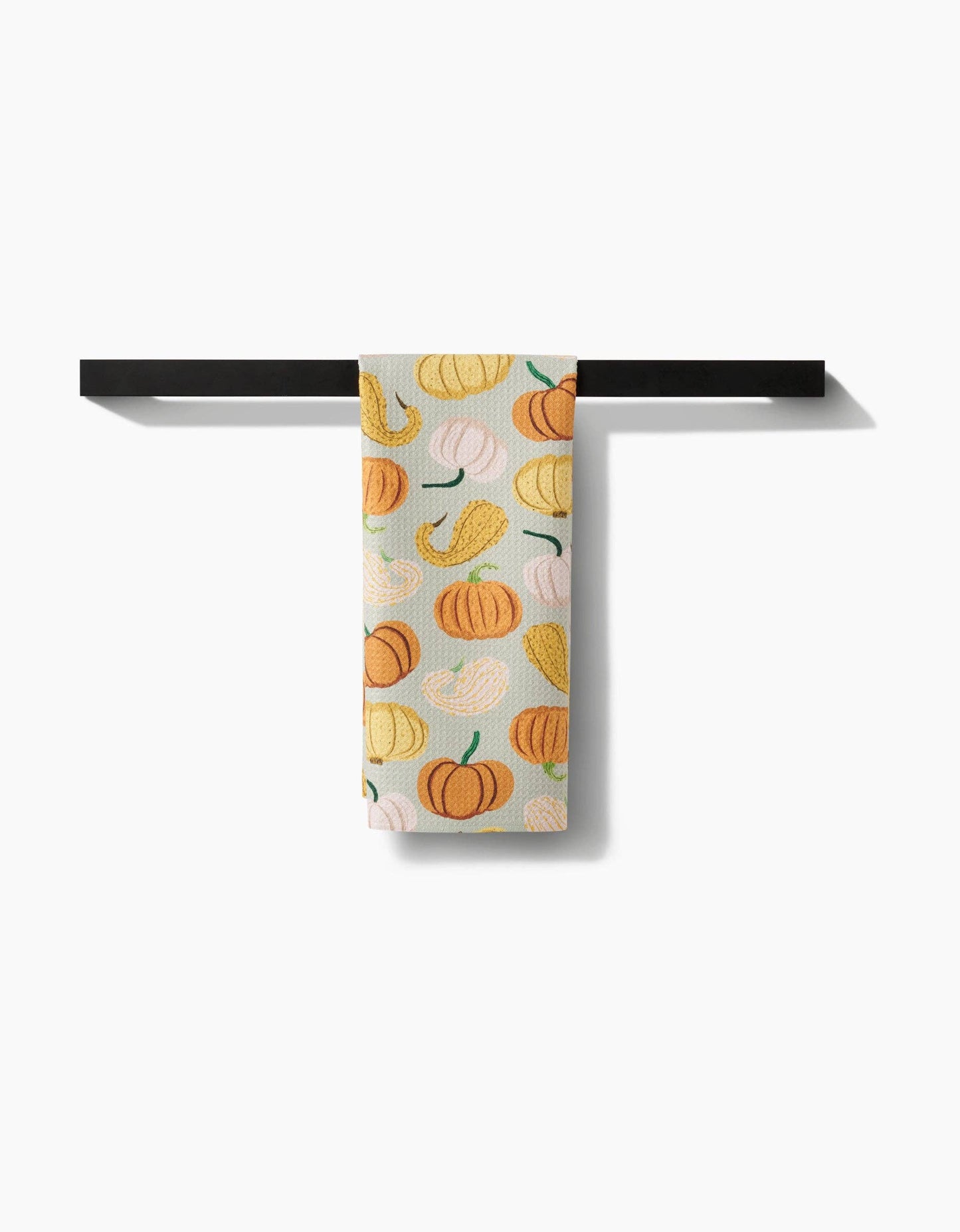 Pumpkins And Gourds Tea Towel by Geometry