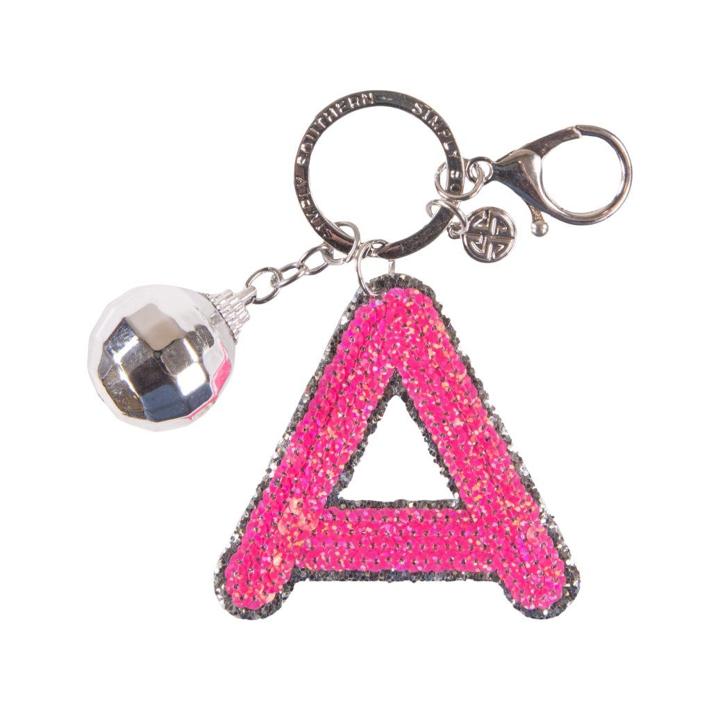 Simply Southern Disco Sequin Initial Key Chain