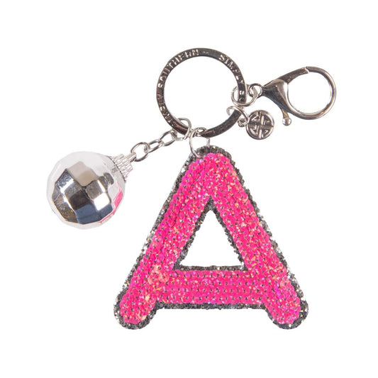 Simply Southern Disco Sequin Initial Key Chain