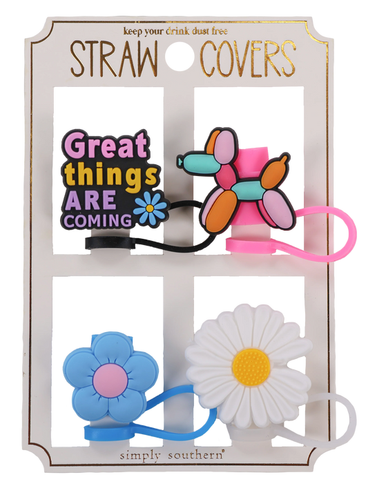 Simply Southern Straw Topper Set