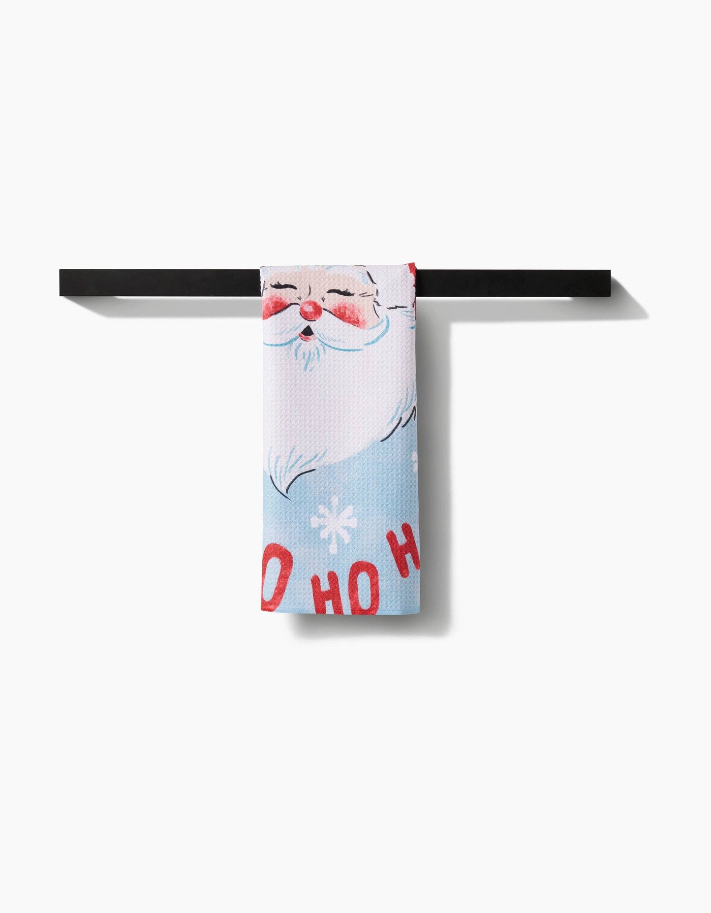 Merry Santa Claus Tea Towel by Geometry