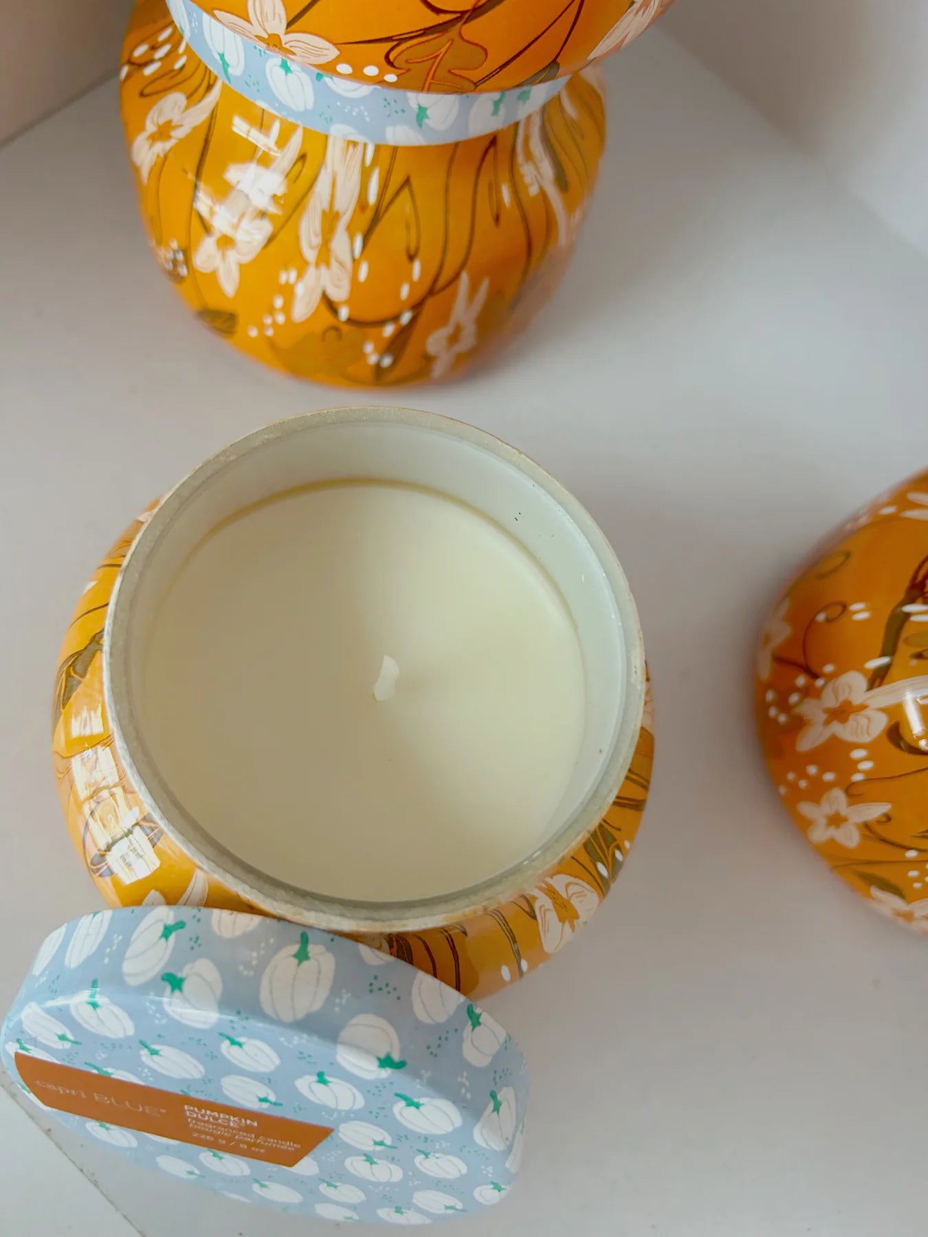 Capri Pattern Play 8oz Candle - Pumpkin Dulce
