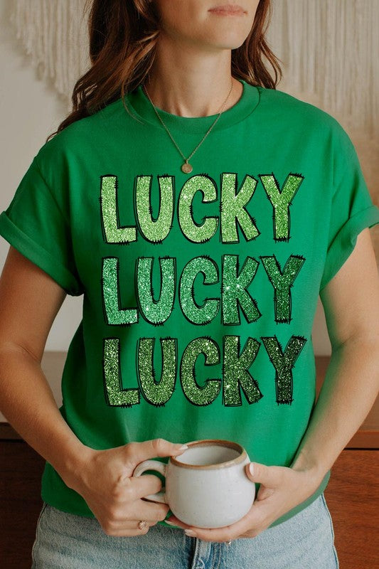 Lucky Graphic Tee - Turf