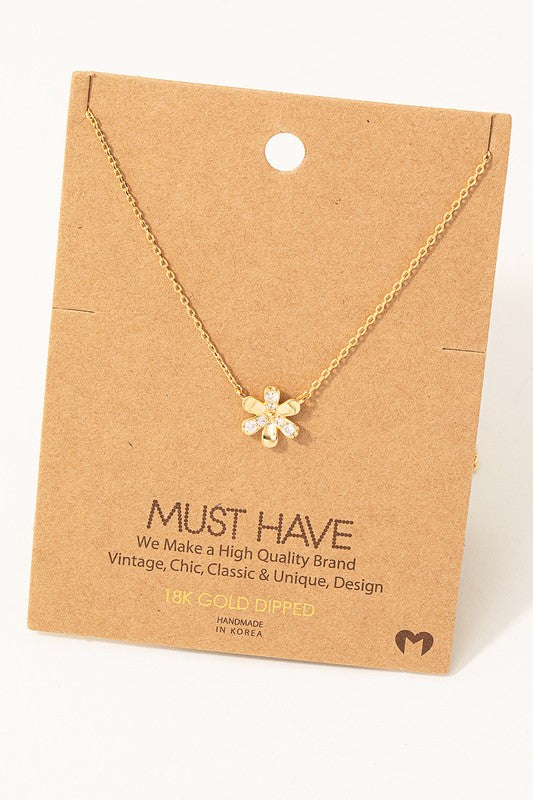 Sparkle Petal Flower Must Have Necklace