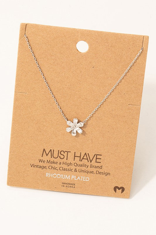 Sparkle Petal Flower Must Have Necklace
