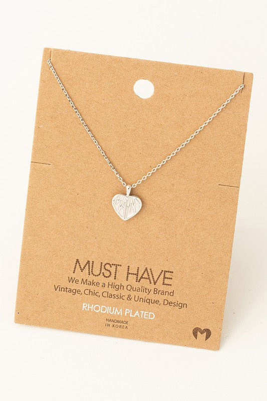 Mama Heart Must Have Necklace