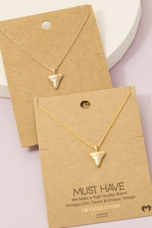 Shark Tooth Must Have Necklace