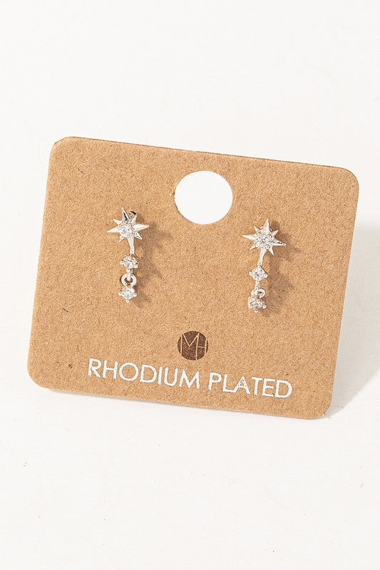 Sparkle Mini Star Drop Must Have Earring