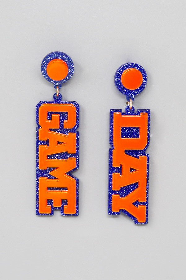 Game Day Acrylic Drop Earring