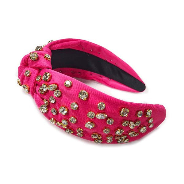 Crystal Rhinestone Knotted Headband