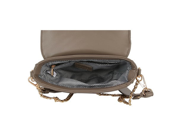 Quilted Saddle Bag w/Dual Straps