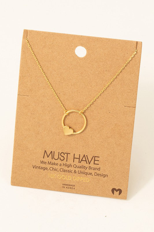 Heart Ring Must Have Necklace – Riley Reigh / Mod Market