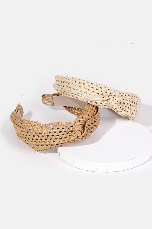 Rattan Weave Knot Headband