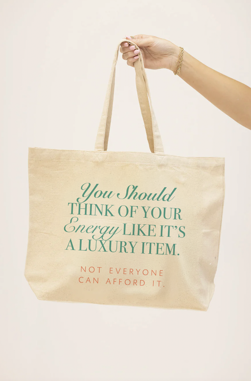 Protect Your Energy Tote by Girl Tribe