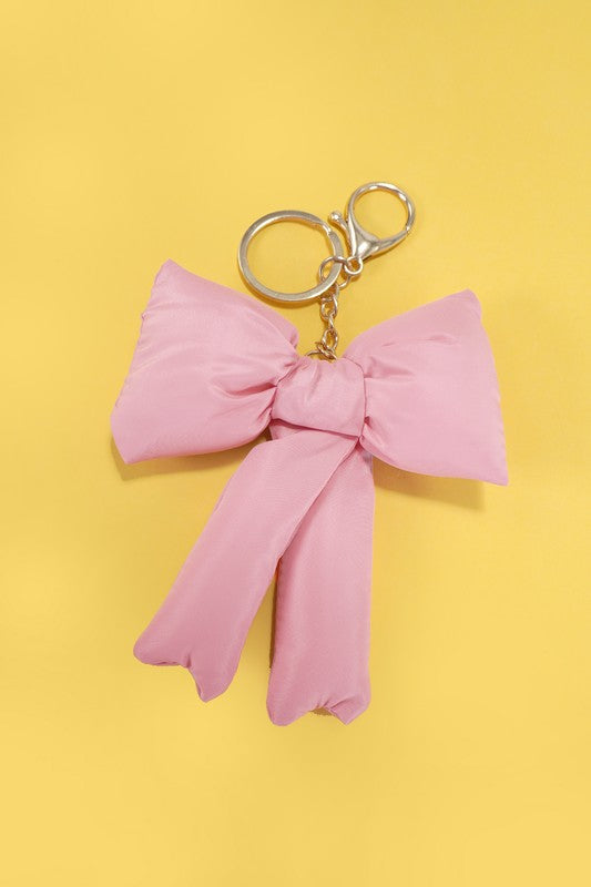 Puffy Bow Bag Charm
