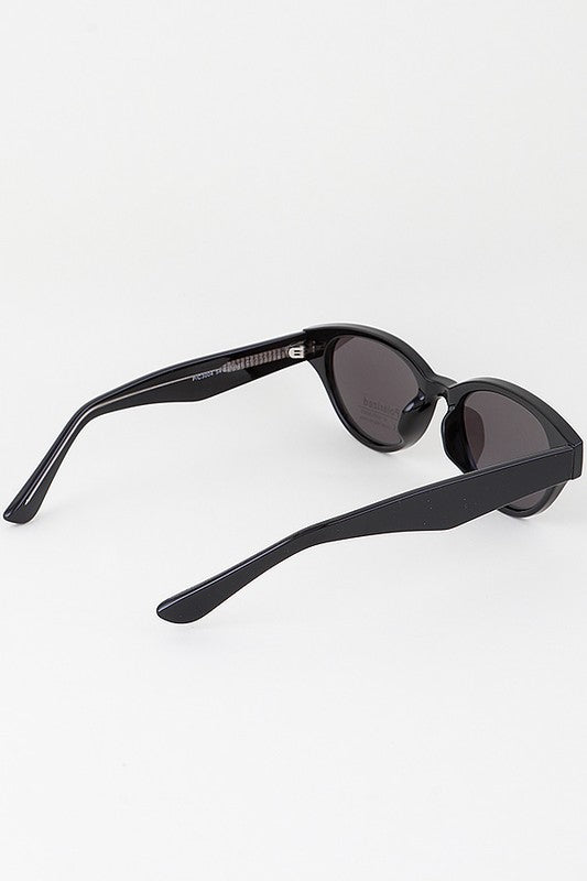 Polarized Two Tone Oval Sunglasses