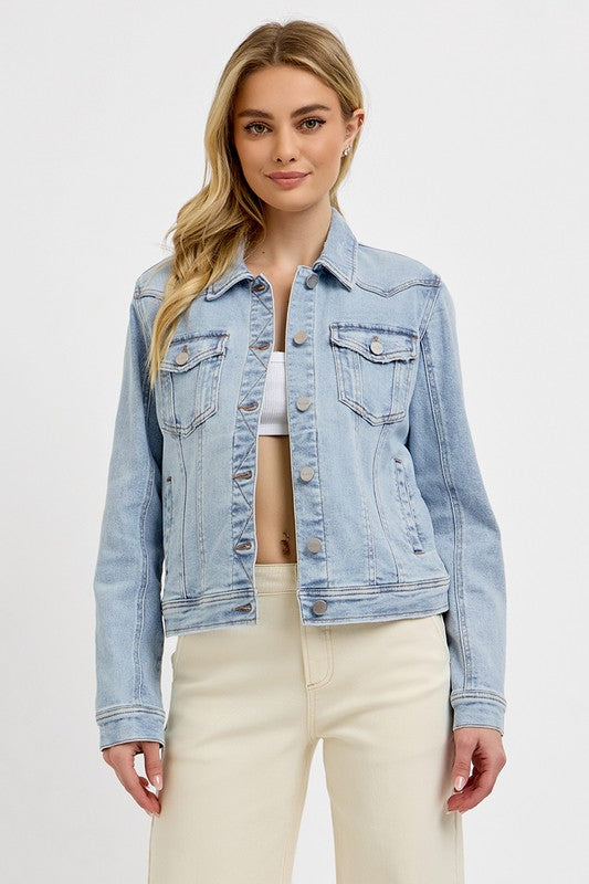 Western Inspired Denim Jacket-Light