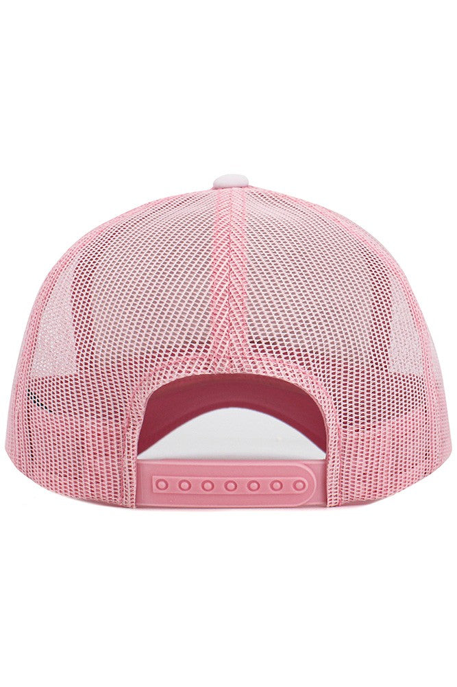 Beach Vibes Foam Trucker Hat-L.Pink