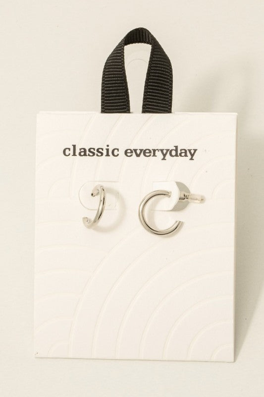 Small Slim Hoop Earring
