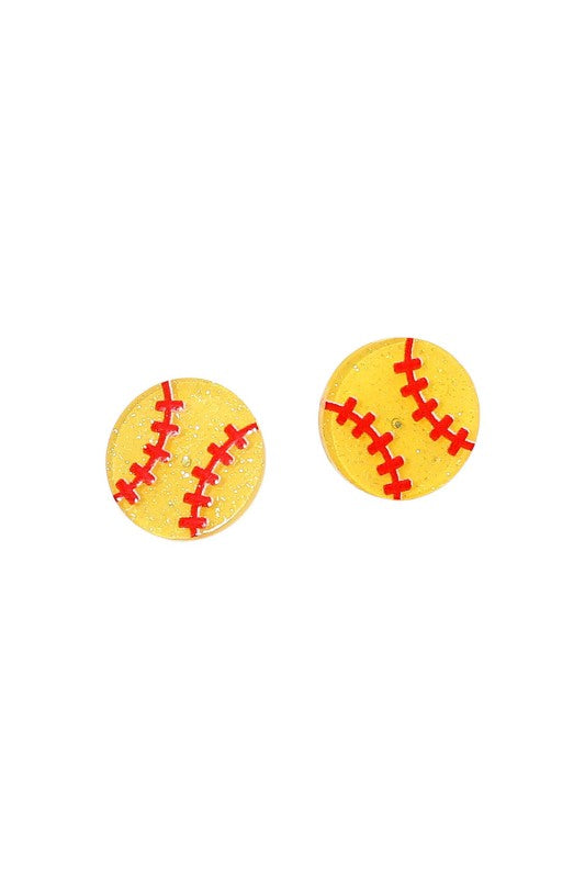 Glitter Sport Stud Earring