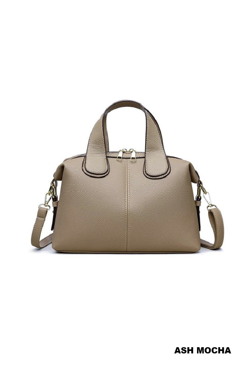 Smooth Crossbody Tote Bag