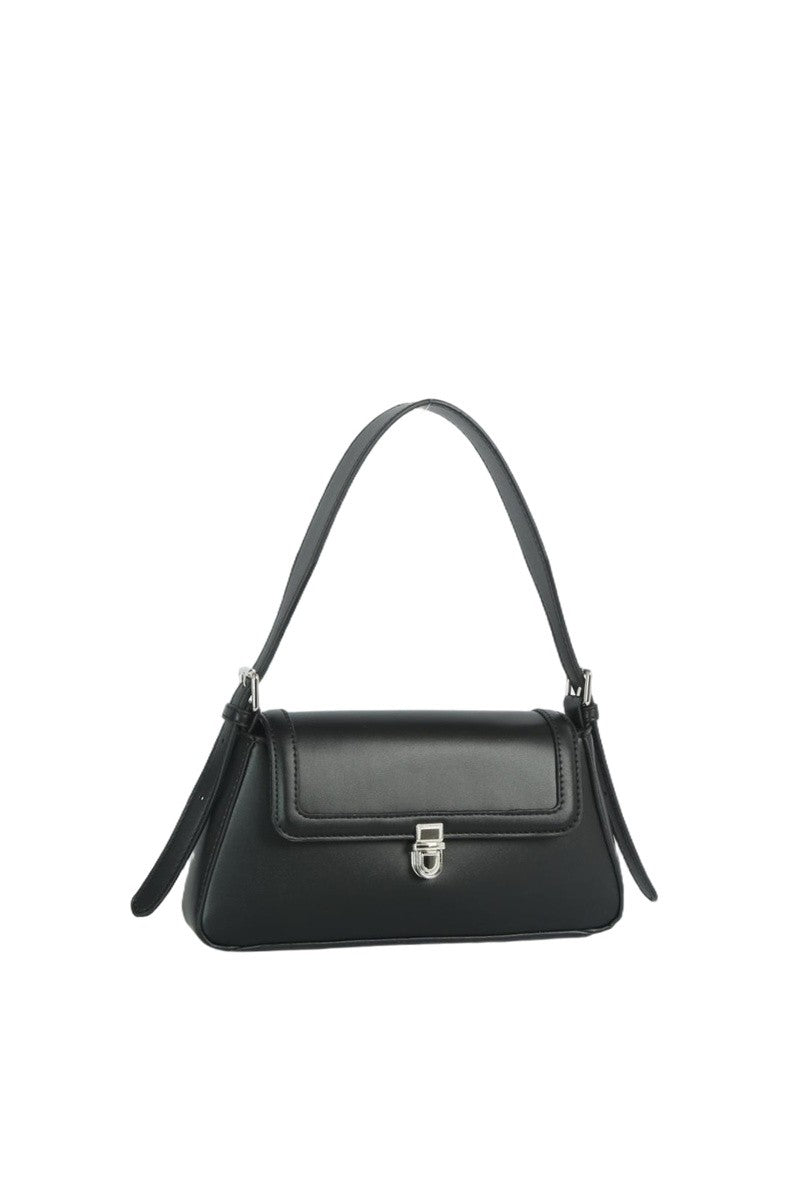 Rectangle Flap Closure Shoulder Bag