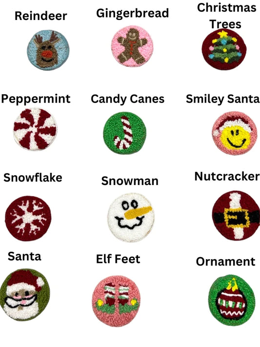 Holiday Wool Car Coasters By Simply Southern