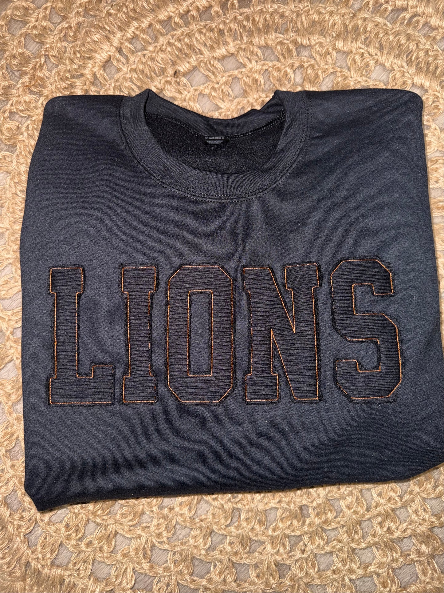 Raggy Letter Sweatshirt - ONLINE ORDER ONLY