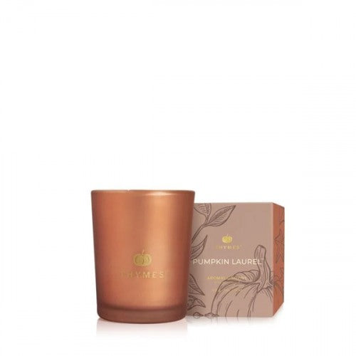 Thymes Pumpkin Laurel Aromatic Votive Candle