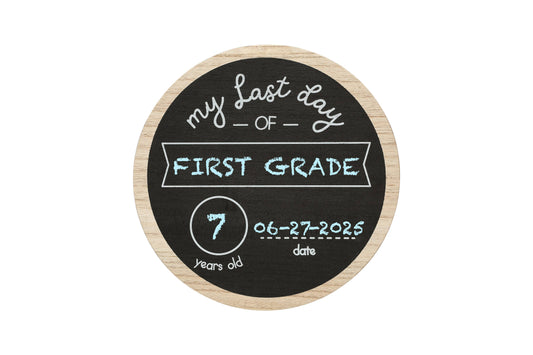 First & Last Day of School Wooden Chalkboard Sign