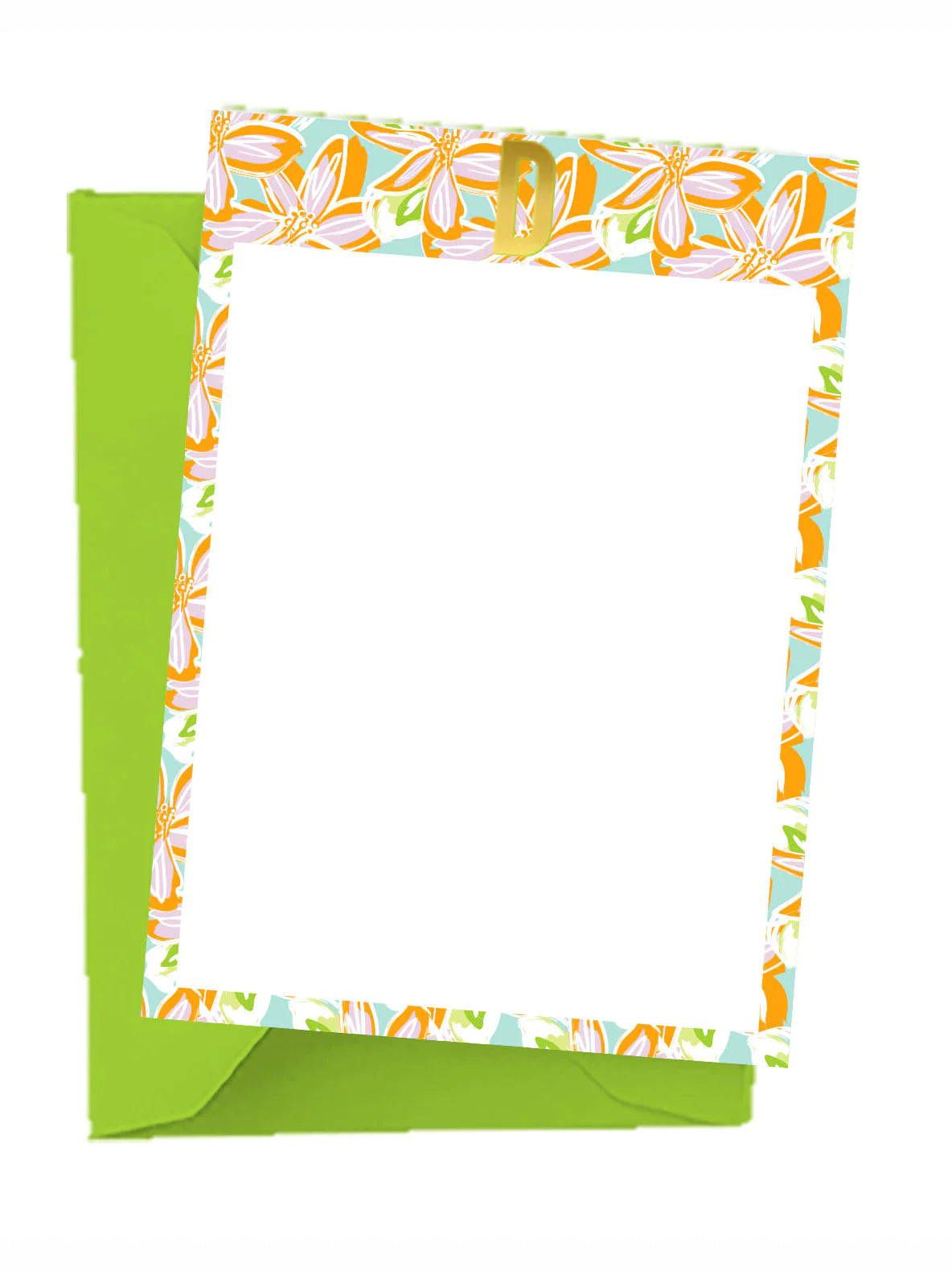 Tropical Initial Notecard Set