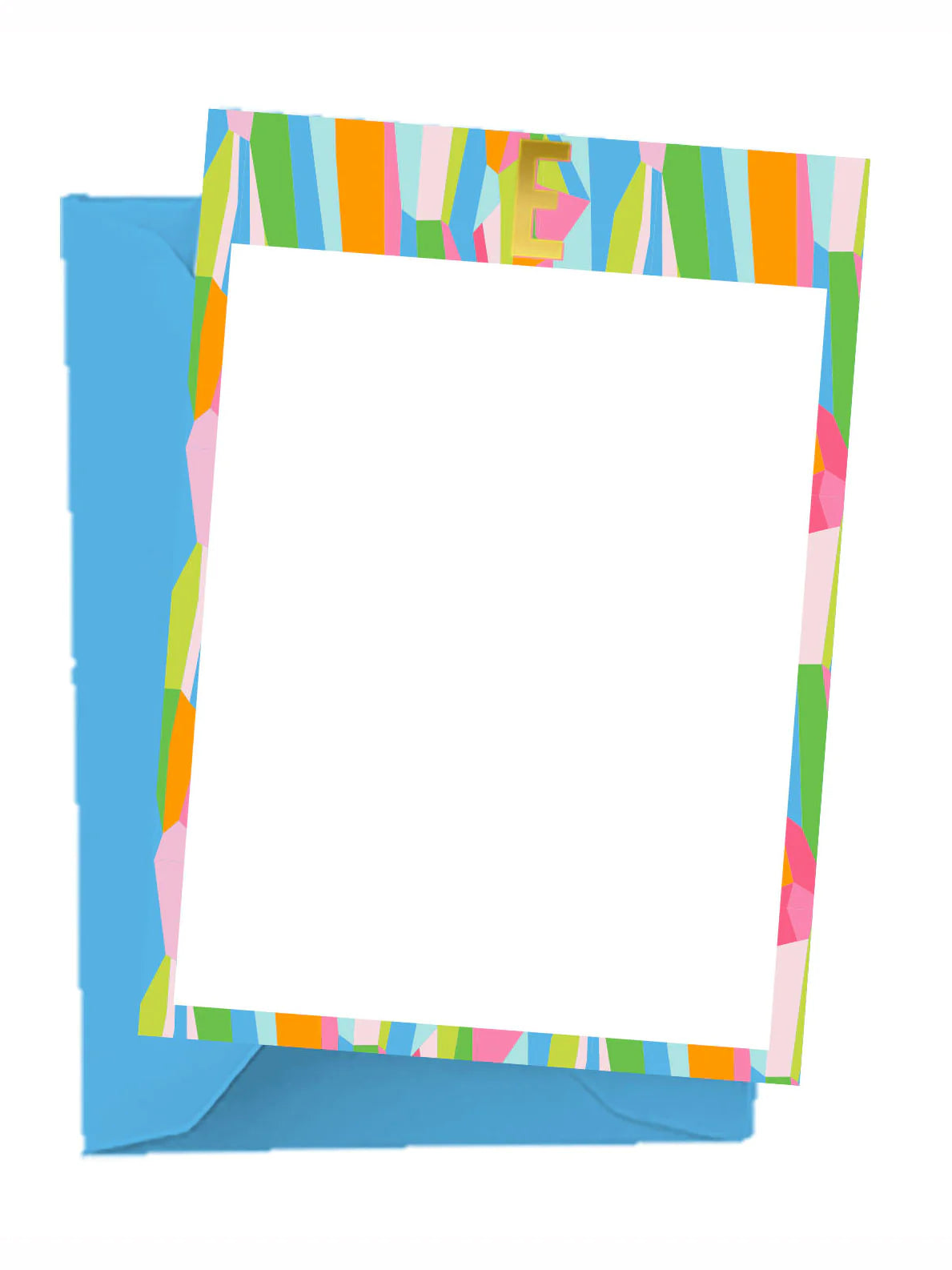 Tropical Initial Notecard Set