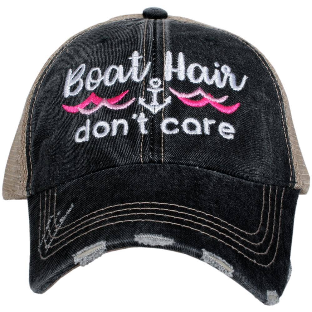 Boat Hair Don't Care (WAVES) Trucker Hats