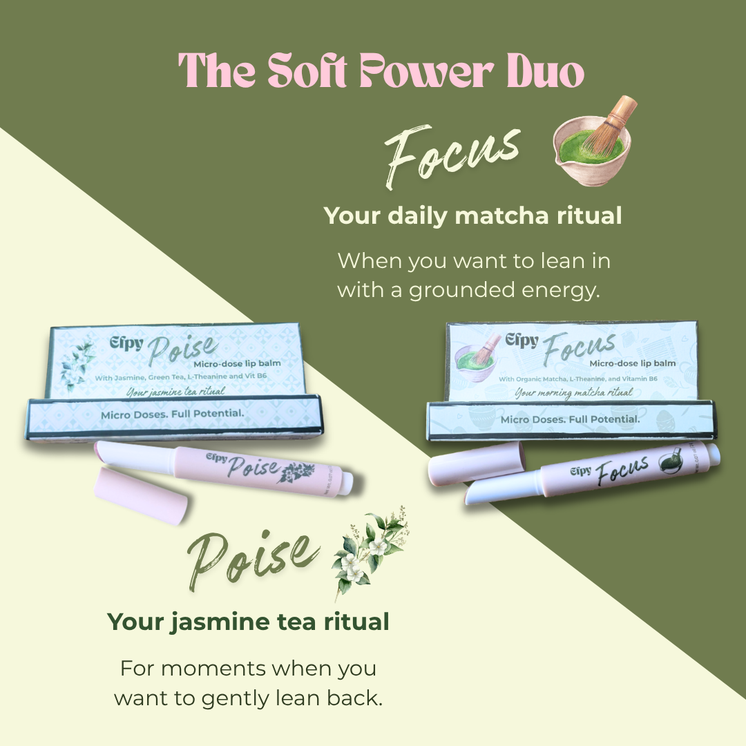 Efpy Focus micro-dose lip balm | Organic Matcha and B6