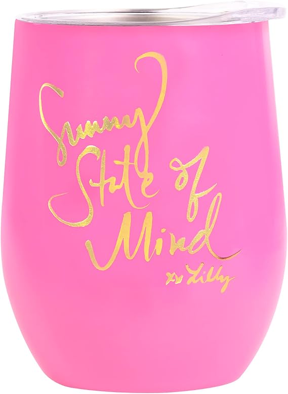 Lilly Pulitzer Stemless Wine Glass