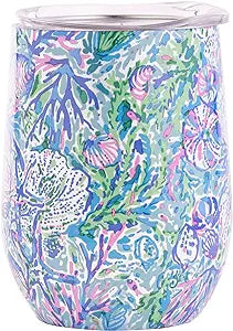 Lilly Pulitzer Stemless Wine Glass