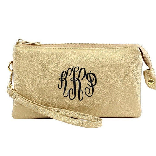 Monogrammable Three Compartments Crossbody Bag