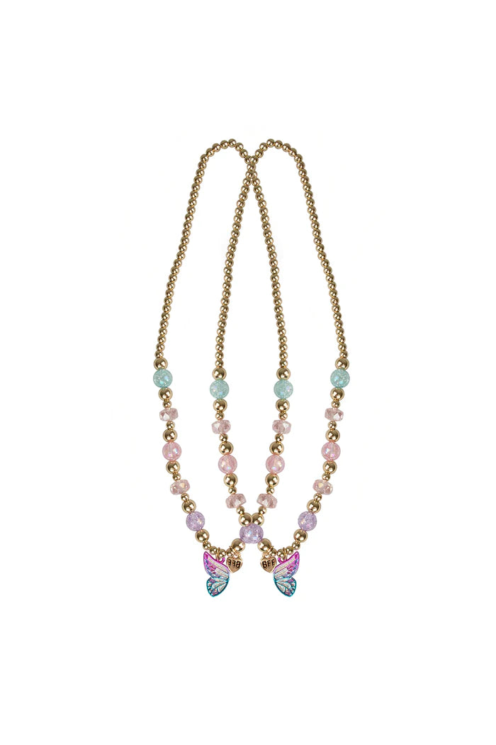 Butterfly Wished Friendship Necklace Set