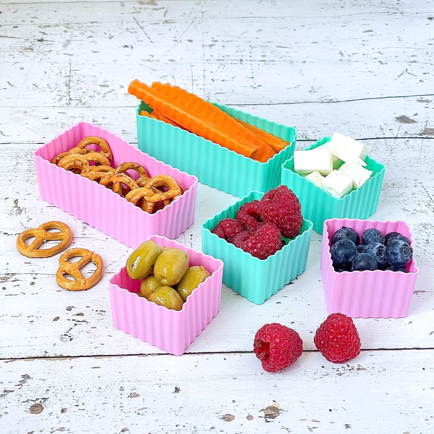 Mini Silicone Bento Cup Set Of 6 By Yumbox