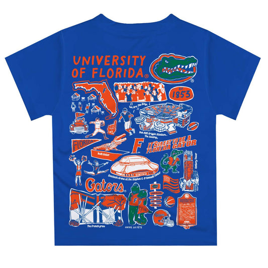 Youth Florida Gators Hand Sketched Impressions T-Shirt