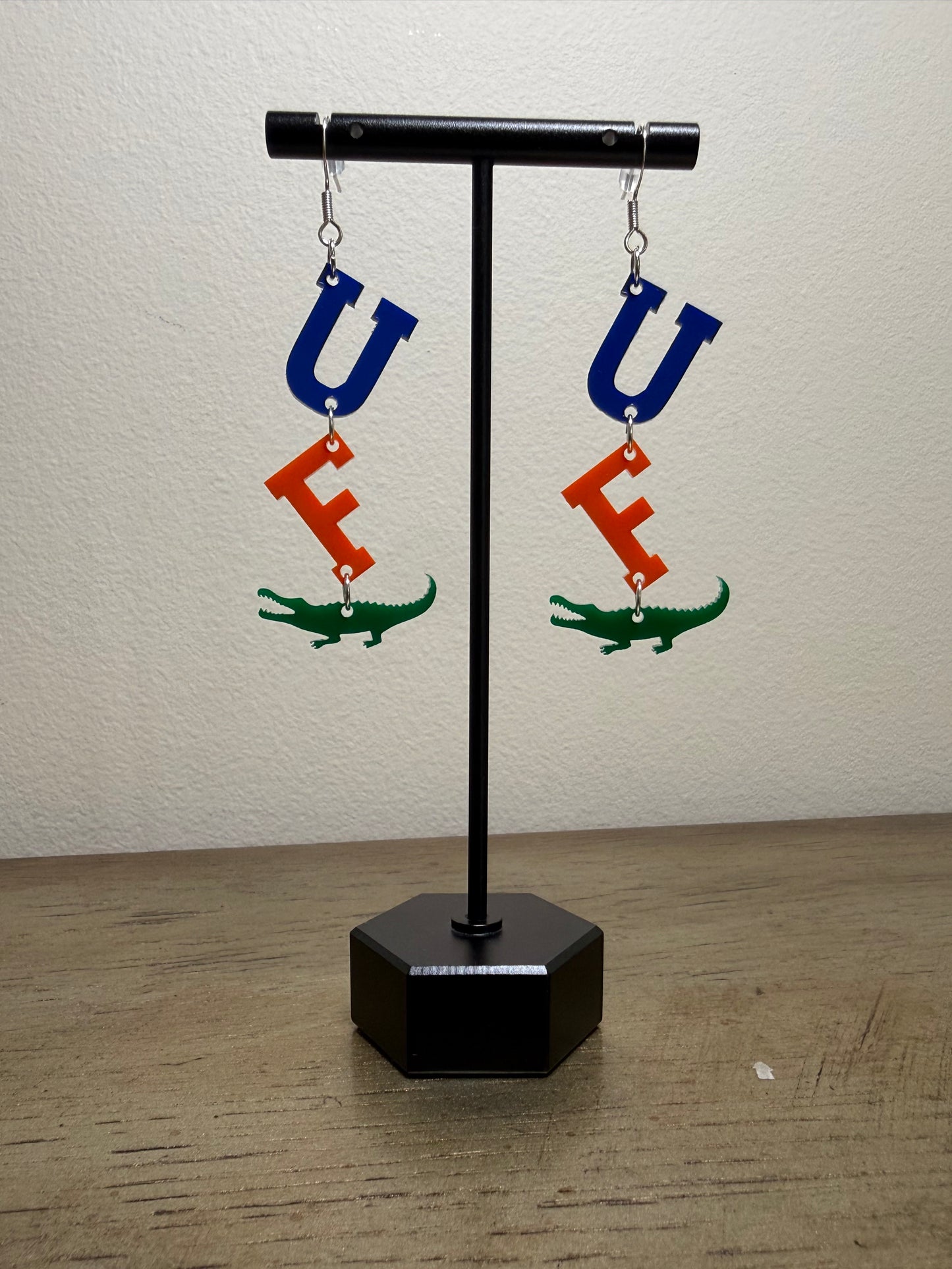 UF Dangle Laser Cut Earring