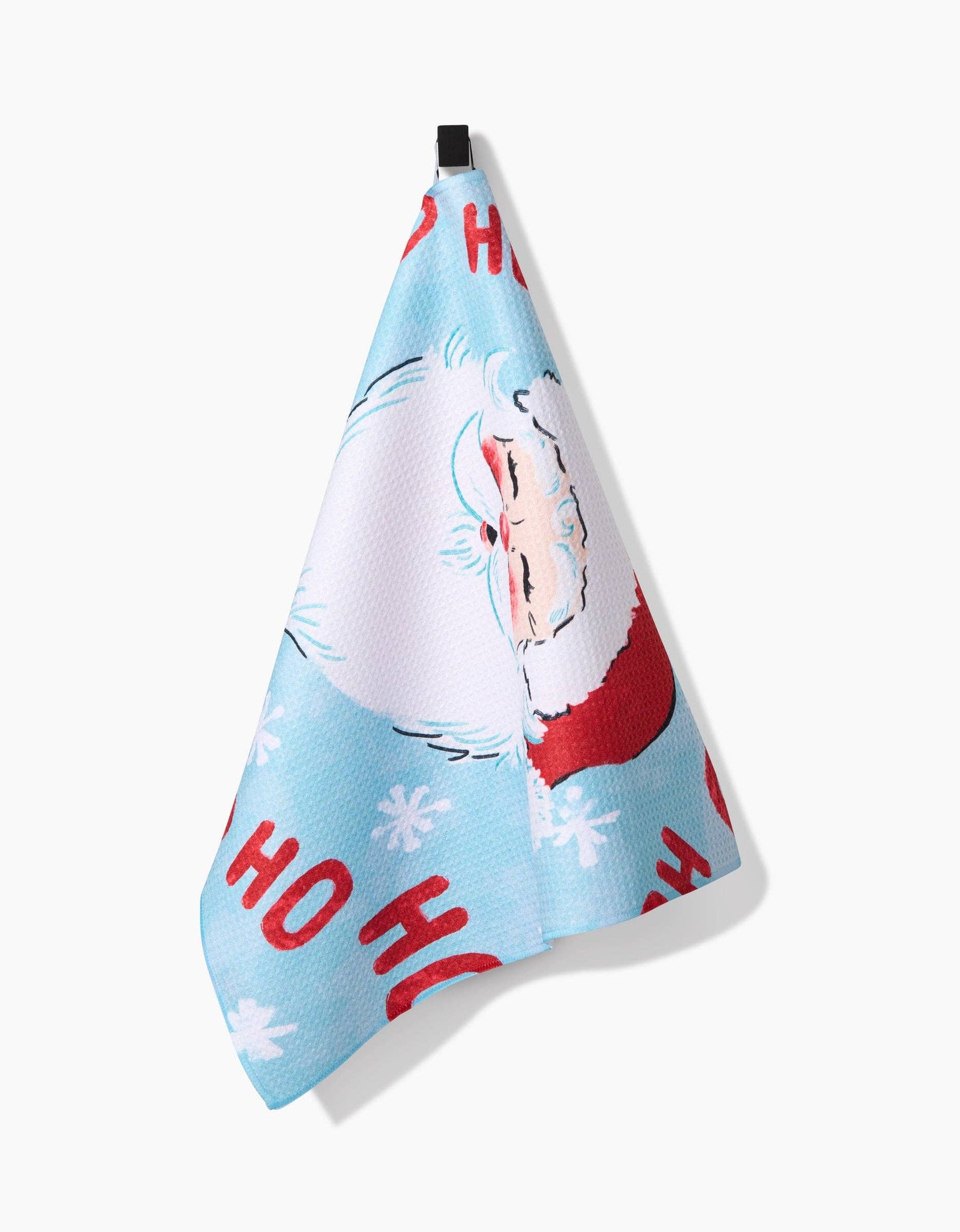 Merry Santa Claus Tea Towel by Geometry