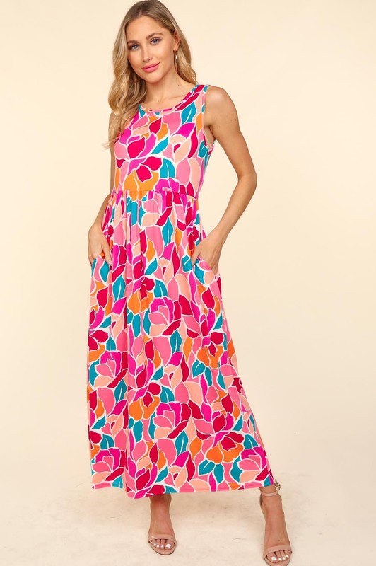 fuchsia floral maxi dress Future Fun Fuchsia Floral Maxi Dress Shop the Mint