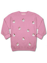 Simply Southern Santa Crew Neck Pullover-Bubblegum