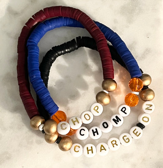 Arm Party College Phrase Beaded Bracelet