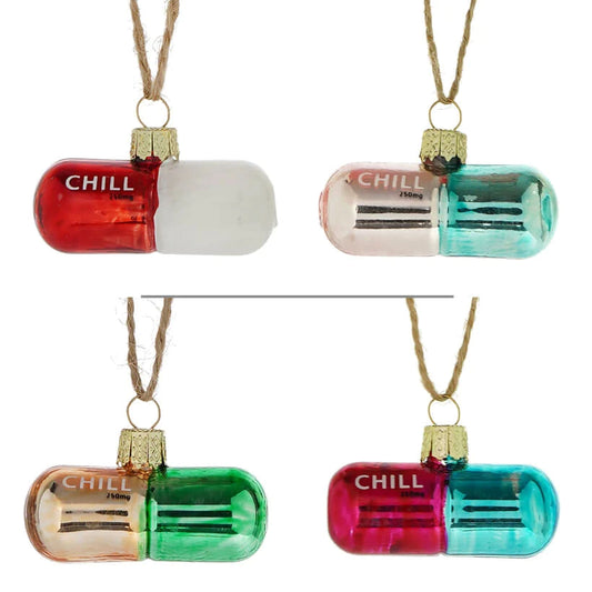 Chill Pill Ornament
