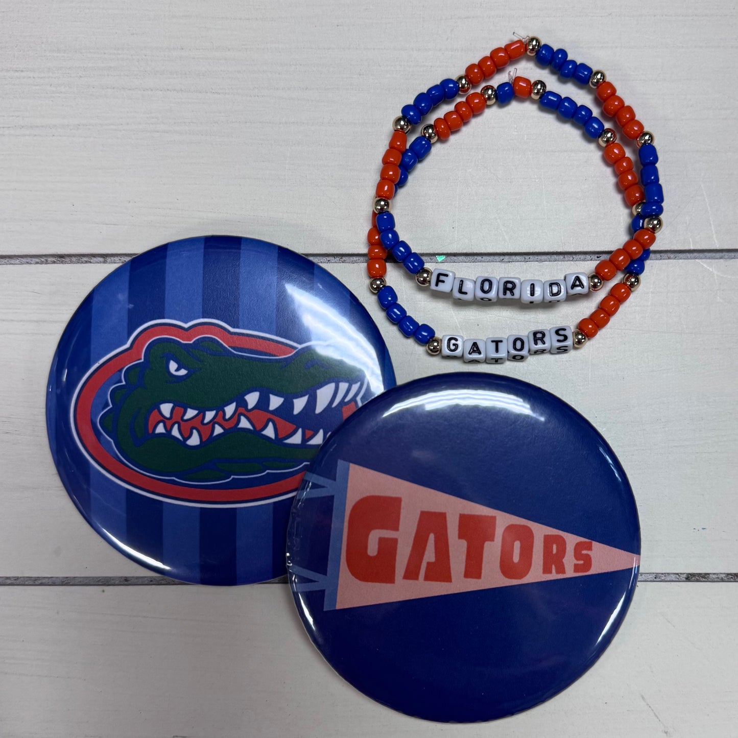 Gameday Button & Bracelet Set