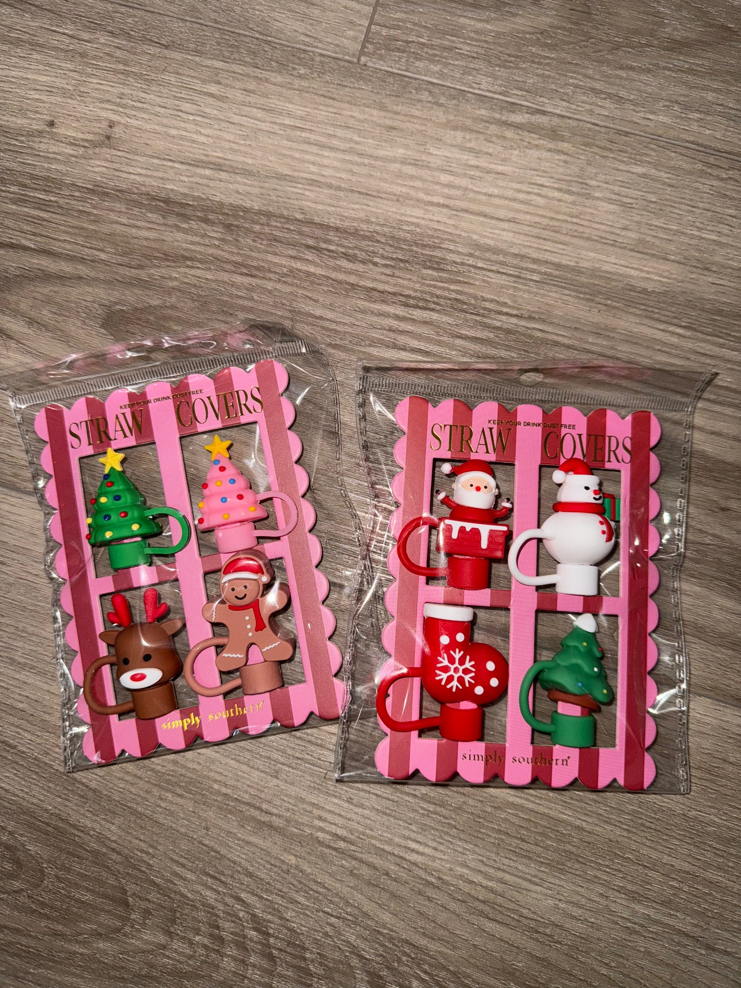 Simply Southern Holiday Straw Cover Sets