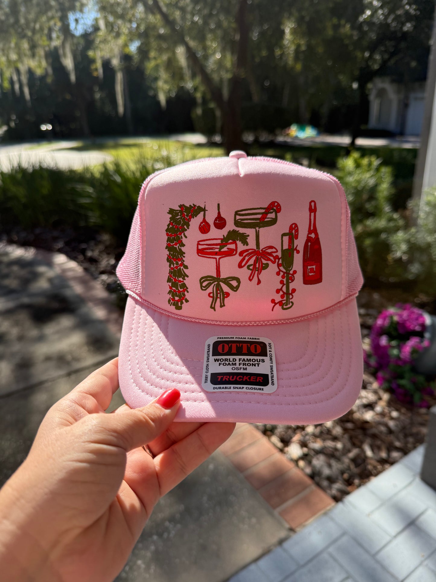 Holiday Cocktails Trucker Hat