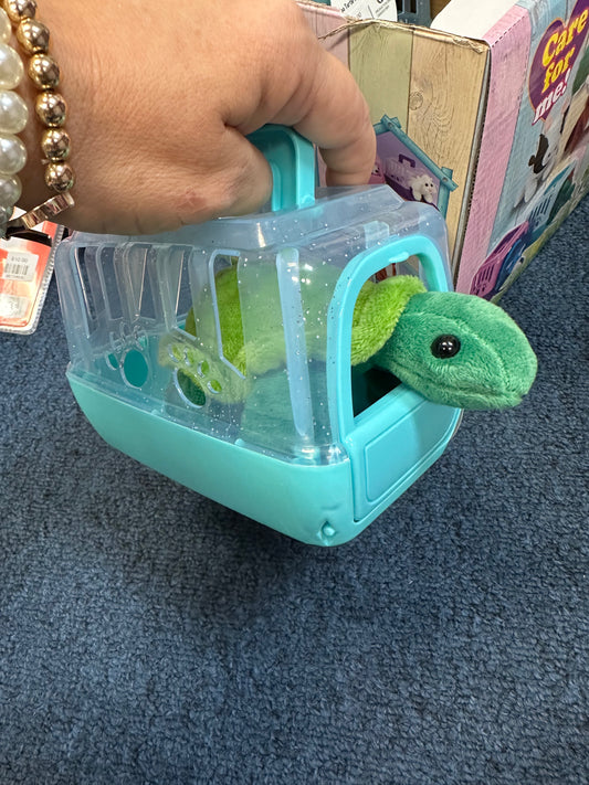 Plush Sea Turtle With Carrying Case